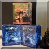 B03. Harry Potter audiobooks on CD. 